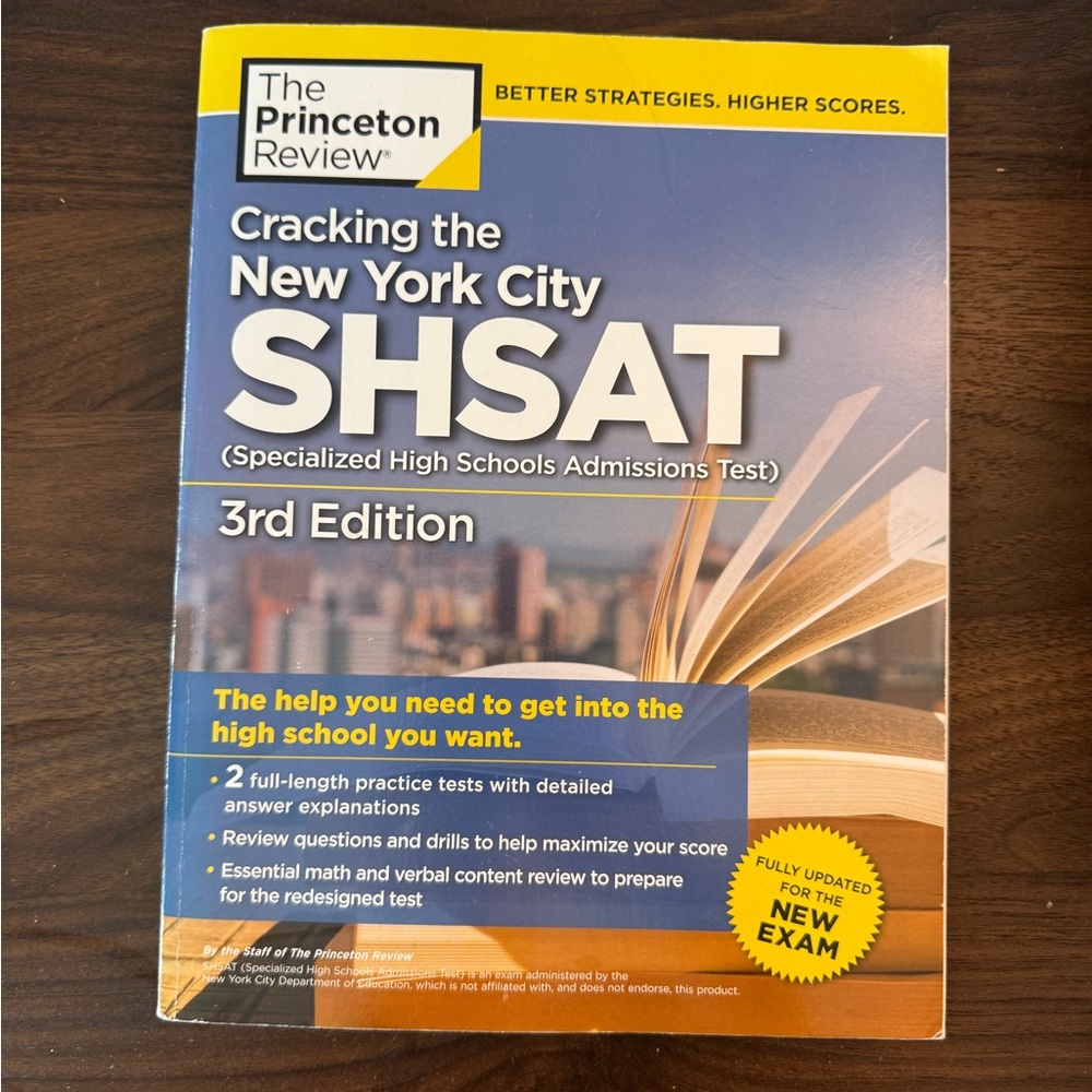 The Princeton Review SHSAT 3rd Edition Book